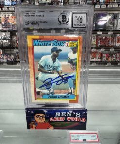 1990 TOPPS #414B FRANK THOMAS RC BGS AUTHENTIC 10 AUTOGRAPH