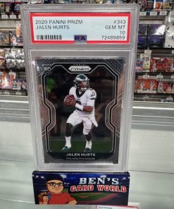 2020 PANINI PRIZM #343 JALEN HURTS RC PSA 10