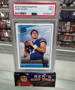 2018 DONRUSS #304 JOSH ALLEN RR RC PSA 9