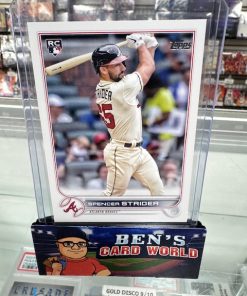 2022 TOPPS BASE SET PHOTO VARIATIONS #509 SPENCER STRIDER/WHITE JSY