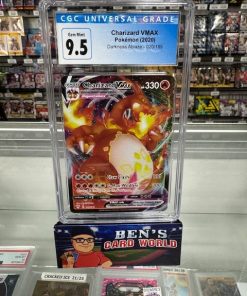 2020 POKEMON SWORD AND SHIELD DARKNESS ABLAZE #20 CHARIZARD VMAX URR CGC 9.5