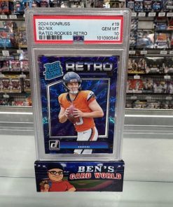 2024 DONRUSS RATED ROOKIES RETRO #19 BO NIX PSA 10