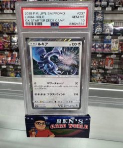 2018 POKEMON SUN AND MOON GX STARTER DECKS PURCHASE CAMPAIGN #237SMP LUGIA PSA 10