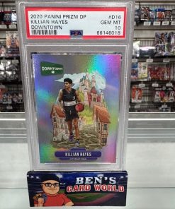 2020-21 PANINI PRIZM DRAFT PICKS DOWNTOWN #16 KILLIAN HAYES PSA 10