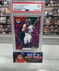 2020 PANINI MOSAIC MOSAIC REACTIVE BLUE #222 JALEN HURTS PSA 9