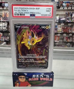 2019-22 POKEMON SWORD AND SHIELD BLACK STAR PROMOS #SWSH183 JOLTEON V P/(JOLTEON VMAX PREMIUM COLLEC