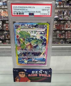 2025 POKEMON SCARLET AND VIOLET PRISMATIC EVOLUTIONS #169 TERAPAGOS EX SIR PSA 10