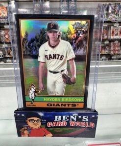 2025 TOPPS HERITAGE CHROME BLACK REFRACTORS #324 HAYDEN BIRDSONG /76