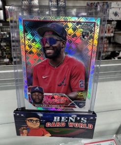 2023 TOPPS CHROME LOGOFRACTOR PHOTO VARIATIONS #79 MICHAEL HARRIS II