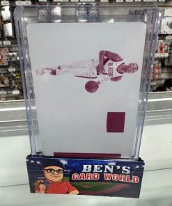 2017-18 PANINI NATIONAL TREASURES ALL-DECADE MEMORABILIA SIGNATURES PLATINUM MAGENTA PRINTING PLATE