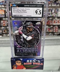 2024 TOPPS COSMIC CHROME ASTROLOGICALLY ALIGNED #AA25 ELLY DE LA CRUZ CGC 9.5
