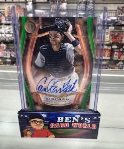 2025 TOPPS TRIBUTE PILLARS OF THE GAME AUTOGRAPHS GREEN #PTGACF CARLTON FISK /99