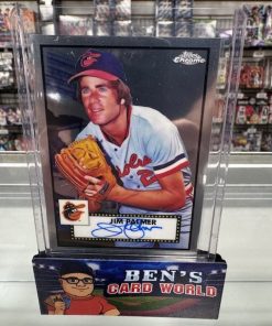 2021 TOPPS CHROME PLATINUM ANNIVERSARY AUTOGRAPHS #PAJP JIM PALMER
