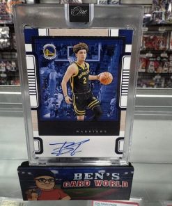 2023-24 PANINI ONE AND ONE ROOKIE AUTOGRAPHS BLUE #22 BRANDIN PODZIEMSKI /49
