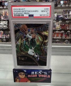 2023-24 SELECT PRIZMS ELEPHANT #260 GIANNIS ANTETOKOUNMPO PSA 10