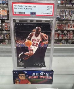 1997-98 UPPER DECK TEAMMATES #T59 MICHAEL JORDAN PSA 9