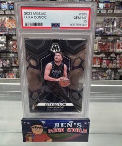 2023-24 PANINI MOSAIC #285 LUKA DONCIC/CITY EDITION PSA 10