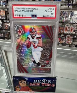 2018 PANINI PHOENIX #106 BAKER MAYFIELD RC PSA 10