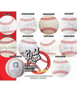 2025 GOLD RUSH AUTOGRAPHED BASEBALL EDITION SERIES 1 BOX
