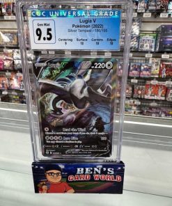 2022 POKEMON SWORD AND SHIELD SILVER TEMPEST #186 LUGIA V UR ALT ART CGC 9.5