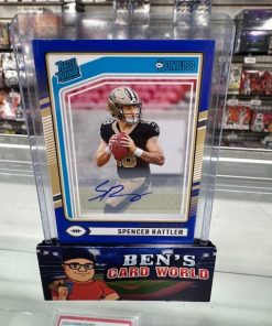 2024 DONRUSS RATED ROOKIES AUTOGRAPHS BLUE #359 SPENCER RATTLER