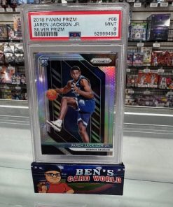 2018-19 PANINI PRIZM PRIZMS SILVER #66 JAREN JACKSON JR. PSA 9