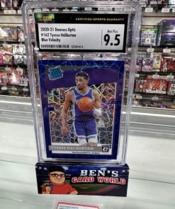 2020-21 DONRUSS OPTIC BLUE VELOCITY #162 TYRESE HALIBURTON RR CSG 9.5