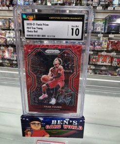 2020-21 PANINI PRIZM PRIZMS CHOICE RED #64 TRAE YOUNG /88 CSG 10