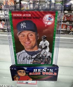 2023 TOPPS CHROME PLATINUM ANNIVERSARY GREEN WAVE REFRACTORS #396 DEREK JETER /99