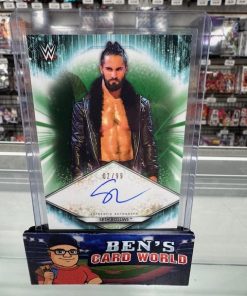 2021 TOPPS WWE AUTOGRAPHS GREEN #ASR SETH ROLLINS /99
