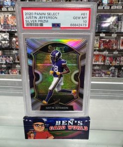 2020 SELECT SILVER #61 JUSTIN JEFFERSON RC PSA 10