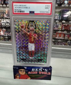 2024 PANINI MOSAIC MOSAIC #302 JAYDEN DANIELS PSA 9
