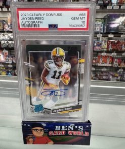 2023 CLEARLY DONRUSS CLEARLY RATED ROOKIE AUTOGRAPHS #68 JAYDEN REED PSA 10