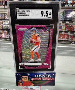 2024 PANINI PRIZM PRIZMS PINK WAVE #309 BO NIX SGC 9.5