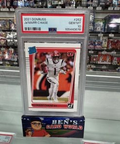 2021 DONRUSS #262 JA'MARR CHASE RR RC PSA 10