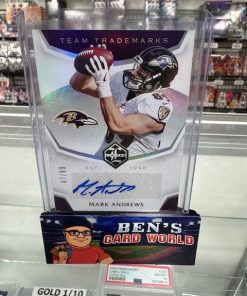 2019 LIMITED TEAM TRADEMARKS SIGNATURES #2 MARK ANDREWS /99