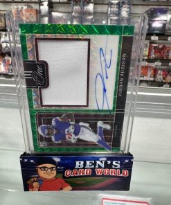 2023 PANINI ONE PRECISION ROOKIE PATCH AUTOGRAPHS GREEN #305 JORDAN ADDISON /49
