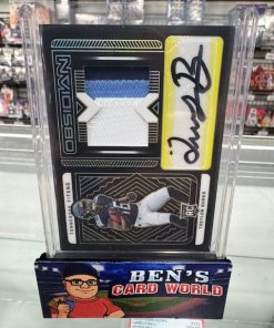 2022 PANINI OBSIDIAN ELECTRIC ETCH YELLOW #210 TREYLON BURKS JERSEY AUTOGRAPH /25