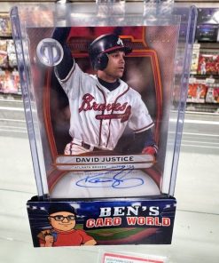 2025 TOPPS TRIBUTE AUTOGRAPHS ORANGE #TADJ DAVID JUSTICE /25