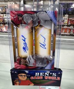 2024 BOWMAN'S BEST DUAL AUTOGRAPHS GOLD REFRACTORS #DAAM AIDAN MILLER/MICK ABEL /50