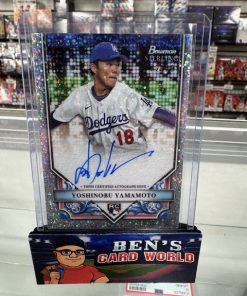2024 BOWMAN STERLING ROOKIES AUTOGRAPHS SPECKLE REFRACTORS #RAYY YOSHINOBU YAMAMOTO /99