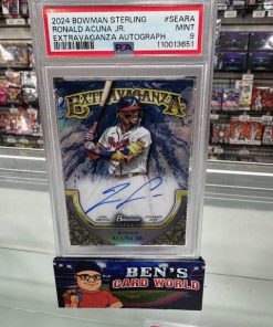 2024 BOWMAN STERLING STERLING EXTRAVAGANZA AUTOGRAPHS #SEARA RONALD ACUNA JR. /30 PSA 9