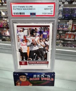 2017 SCORE #403 PATRICK MAHOMES II RC PSA 10