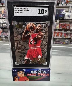 1995-96 METAL #212 MICHAEL JORDAN NUTS & BOLTS SGC 10