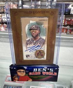 2023 TOPPS ALLEN AND GINTER FRAMED MINI AUTOGRAPHS #MAMH MICHAEL HARRIS II