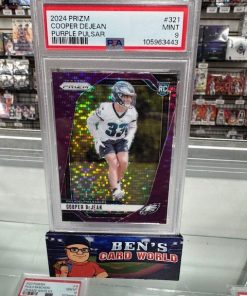 2024 PANINI PRIZM PRIZMS PURPLE PULSAR #321 COOPER DEJEAN PSA 9