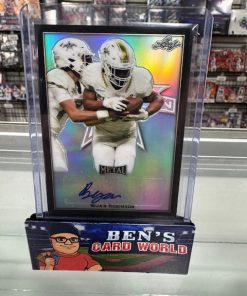 2020 LEAF ARMY ALL-AMERICAN METAL AUTOGRAPHS BLACK #BABR1 BIJAN ROBINSON /7