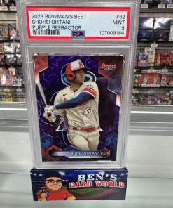 2023 BOWMAN'S BEST PURPLE REFRACTORS #62 SHOHEI OHTANI /250 PSA 9
