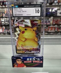 2020 POKEMON SWORD AND SHIELD VIVID VOLTAGE #44 PIKACHU VMAX URR CSG 10