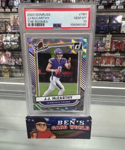 2024 DONRUSS THE ROOKIES #1 J.J. MCCARTHY PSA 10
